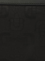ホースビットパターンハンドバッグ　ブラック