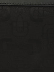 ホースビットパターンハンドバッグ ブラック