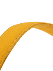 Nylon logo plate handbag in yellow