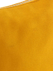 Nylon logo plate handbag in yellow