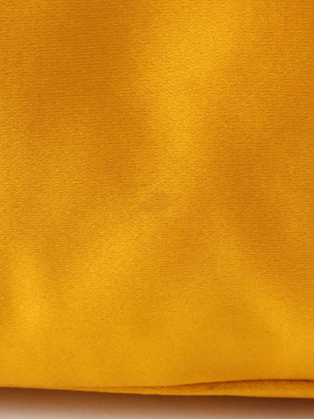 Nylon logo plate handbag in yellow