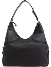 シェリーラインホースビットプレートワンショルダーバッグ　ブラック