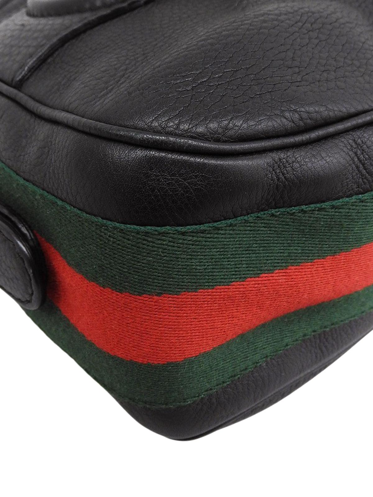 シェリーラインホースビットプレートワンショルダーバッグ　ブラック