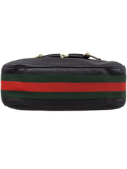 シェリーラインホースビットプレートワンショルダーバッグ　ブラック