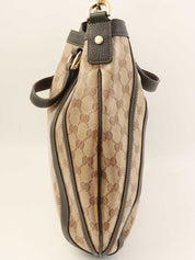 GG 水晶两用包，米色