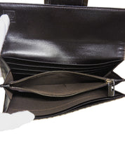 FFズッキーノパターンロングウォレット ブラウン