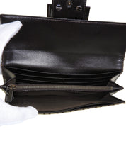 FFズッキーノパターンロングウォレット ブラウン