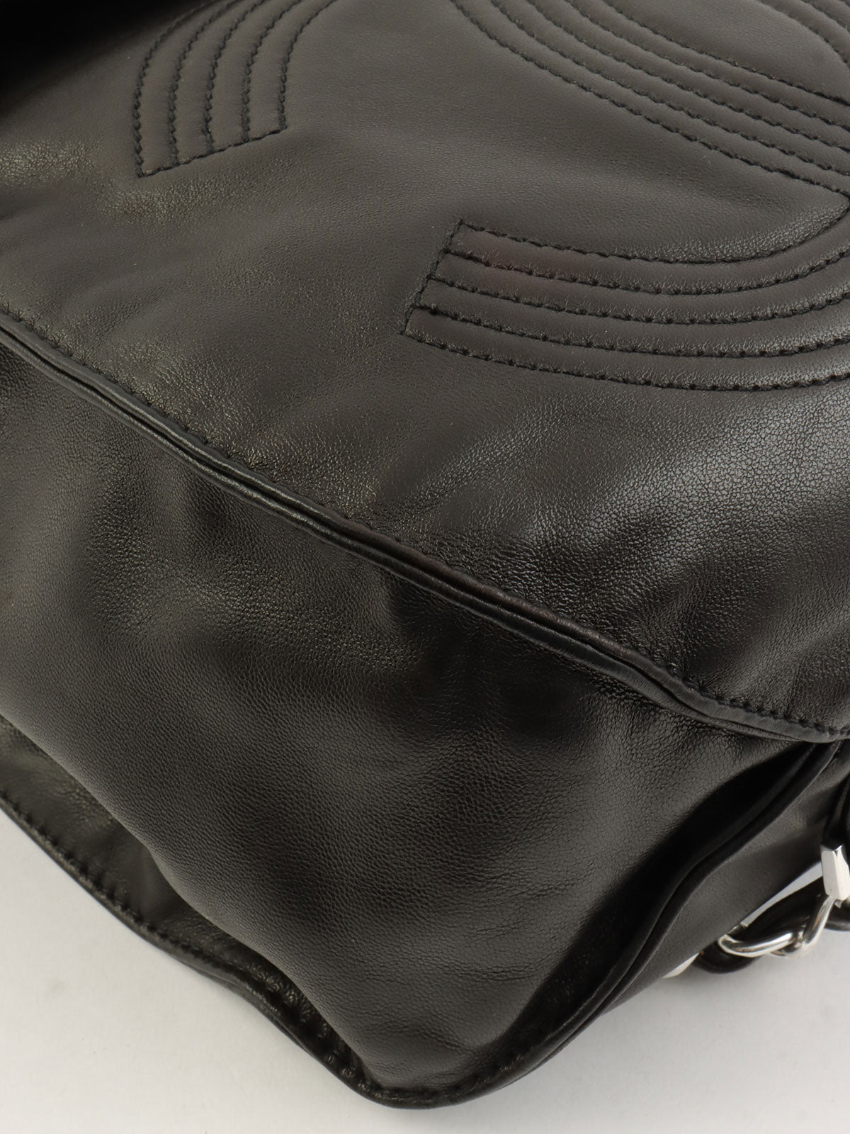 1995 CC Mark Stitch Backpack Black