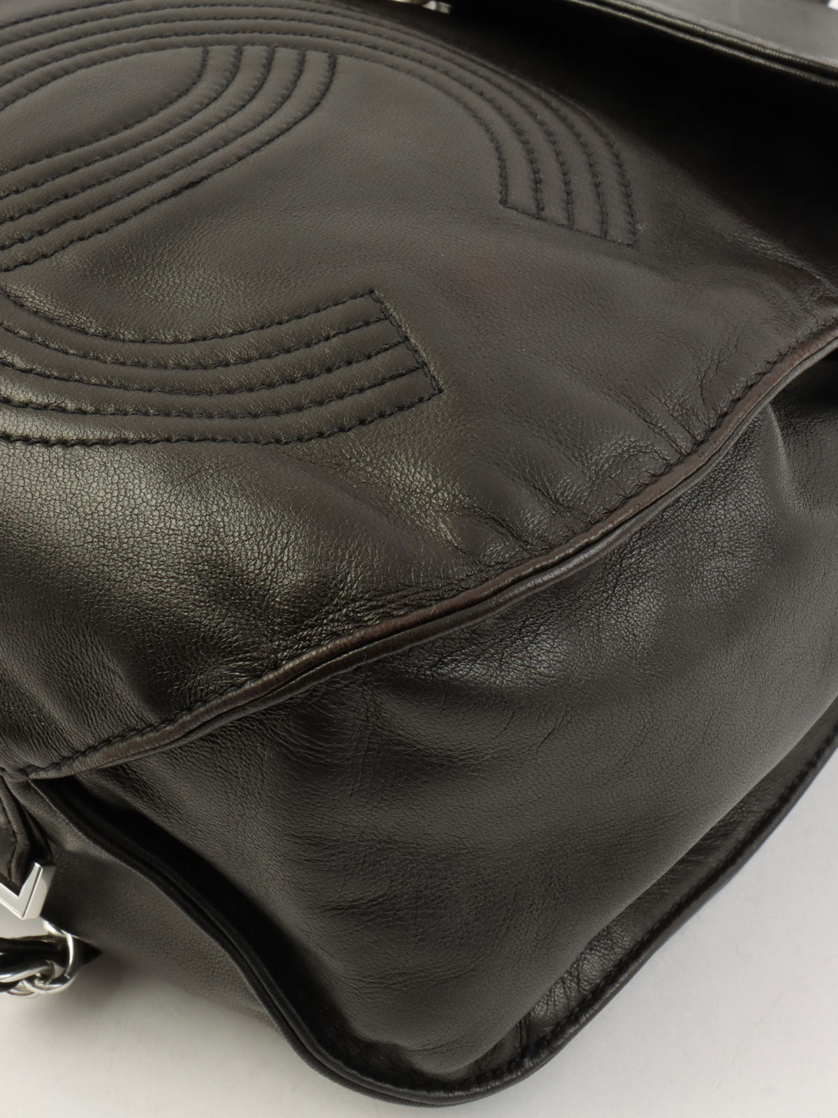 1995 CC Mark Stitch Backpack Black