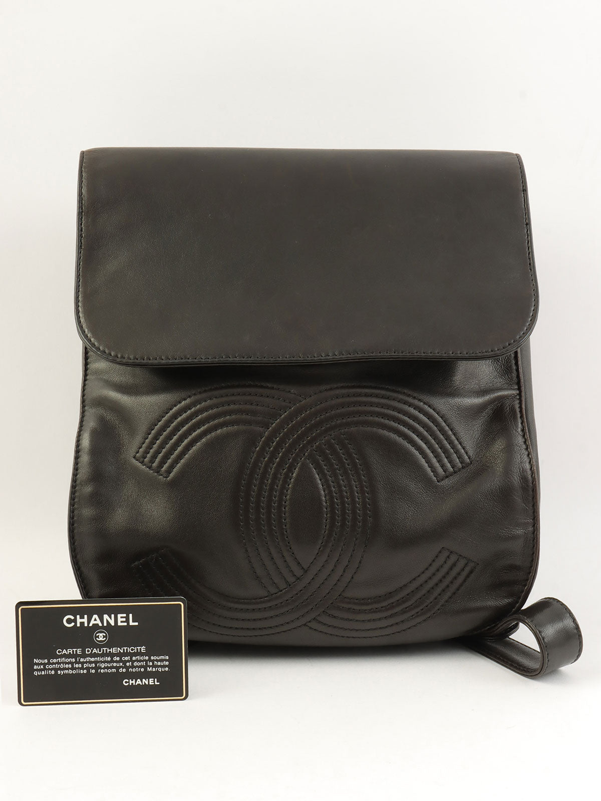 1995 CC Mark Stitch Backpack Black