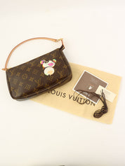 2004 Takashi Murakami Collaboration Monogram Panda Pochette Accessoires Brown/Multi