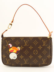 2004 Takashi Murakami Collaboration Monogram Panda Pochette Accessoires Brown/Multi