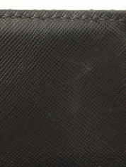 Quilted Logo Plate Chain Shoulder Bag in Black