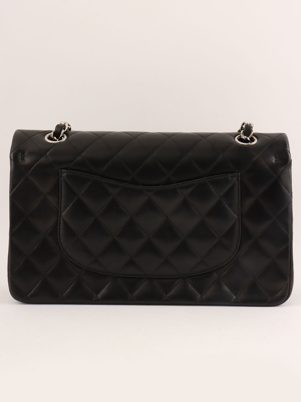 2009年頃製　クラシックフラップチェーンバッグ25cm　ブラック
