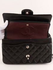 2009年頃製　クラシックフラップチェーンバッグ25cm　ブラック