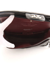 2009年頃製　クラシックフラップチェーンバッグ25cm　ブラック