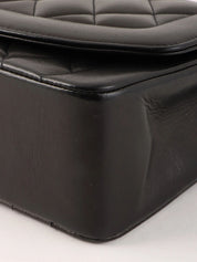 1992年頃製　ダイアナフラップチェーンバッグ25cm　ブラック