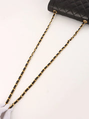 1992年頃製　ダイアナフラップチェーンバッグ25cm　ブラック