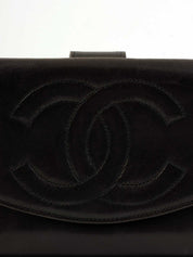 1995 CC Mark Stitch Wallet Black
