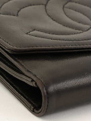 1995 CC Mark Stitch Wallet Black