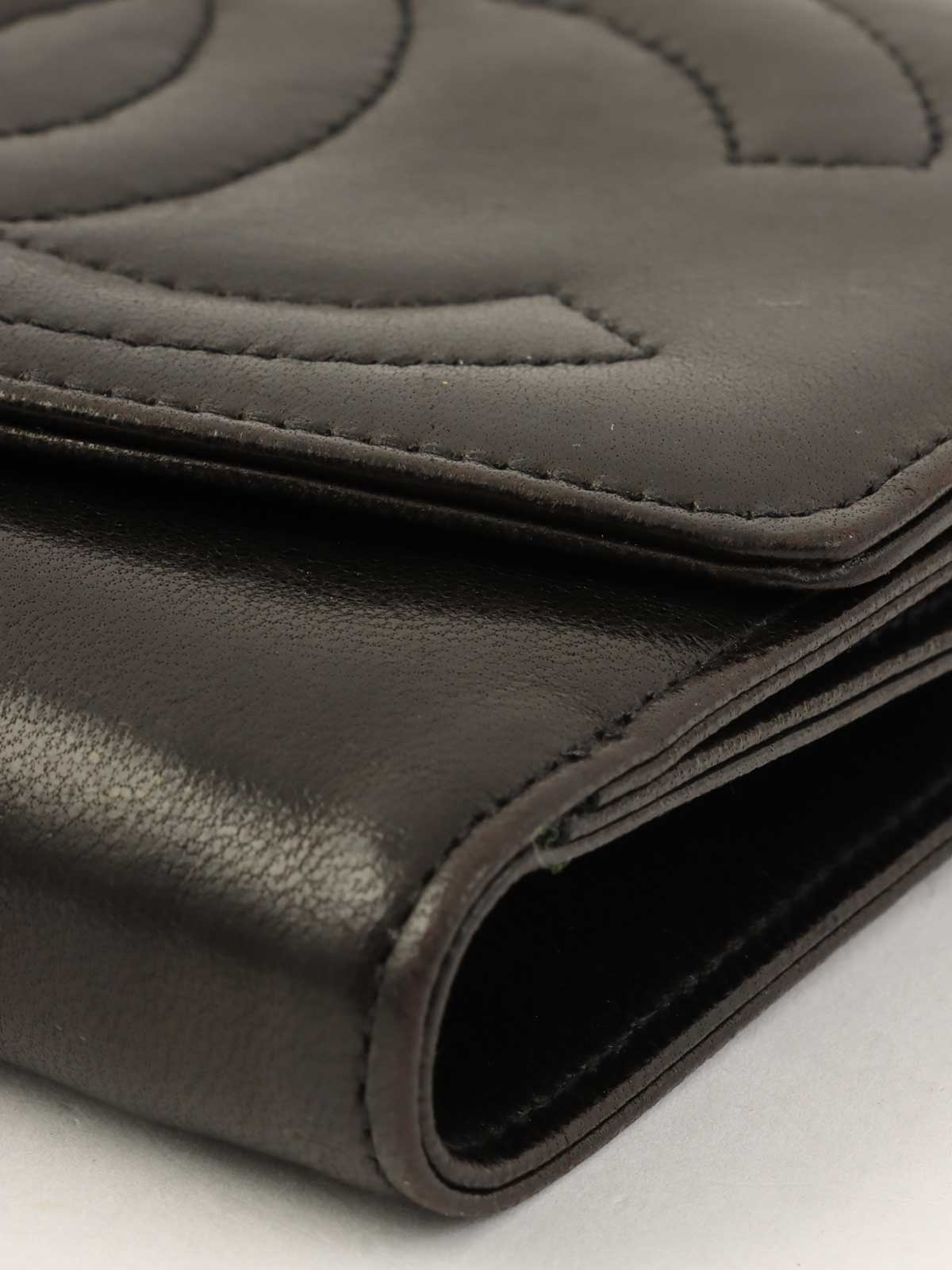 1995 CC Mark Stitch Wallet Black