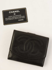 1995年頃製　CCマークステッチウォレット　ブラック