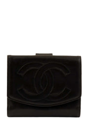 1995 CC Mark Stitch Wallet Black
