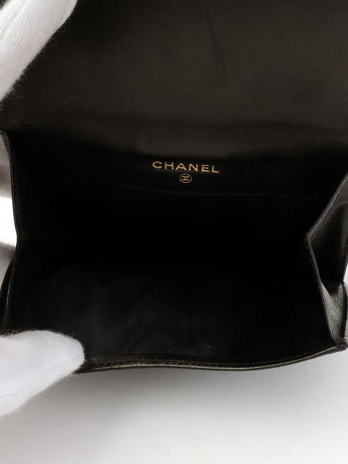 1995年頃製　CCマークステッチウォレット　ブラック