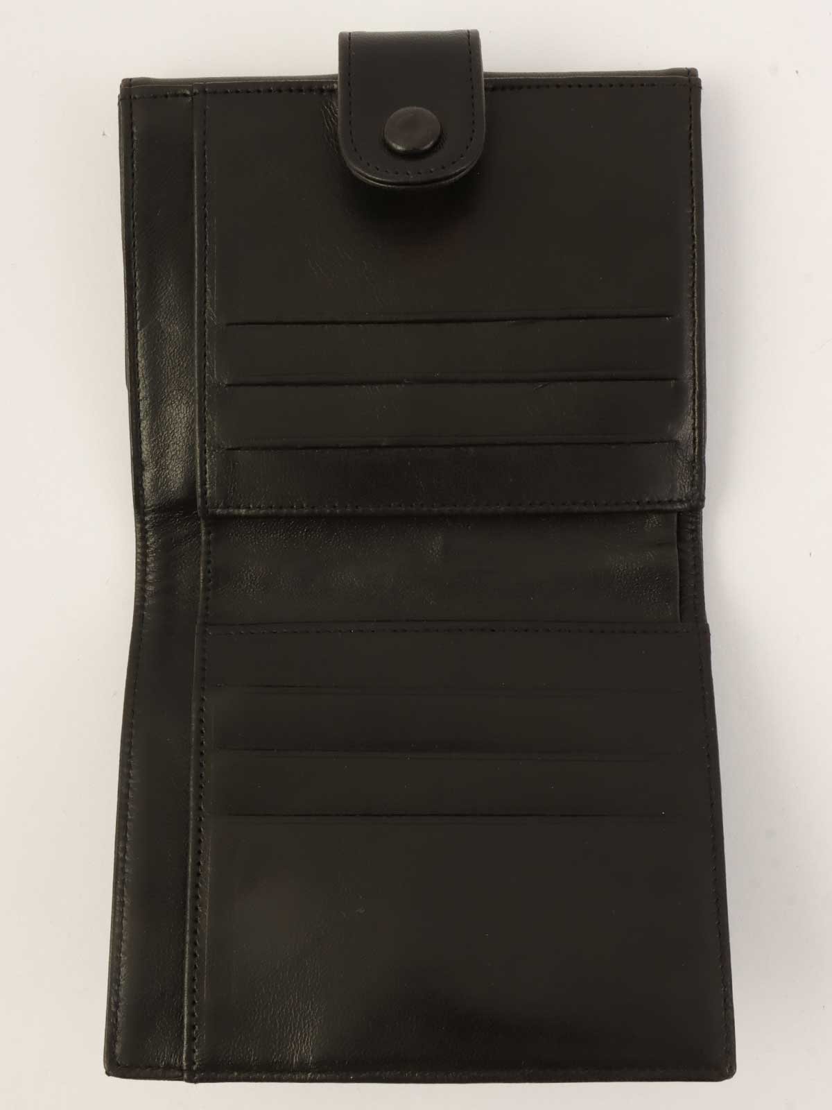 1995 CC Mark Stitch Wallet Black