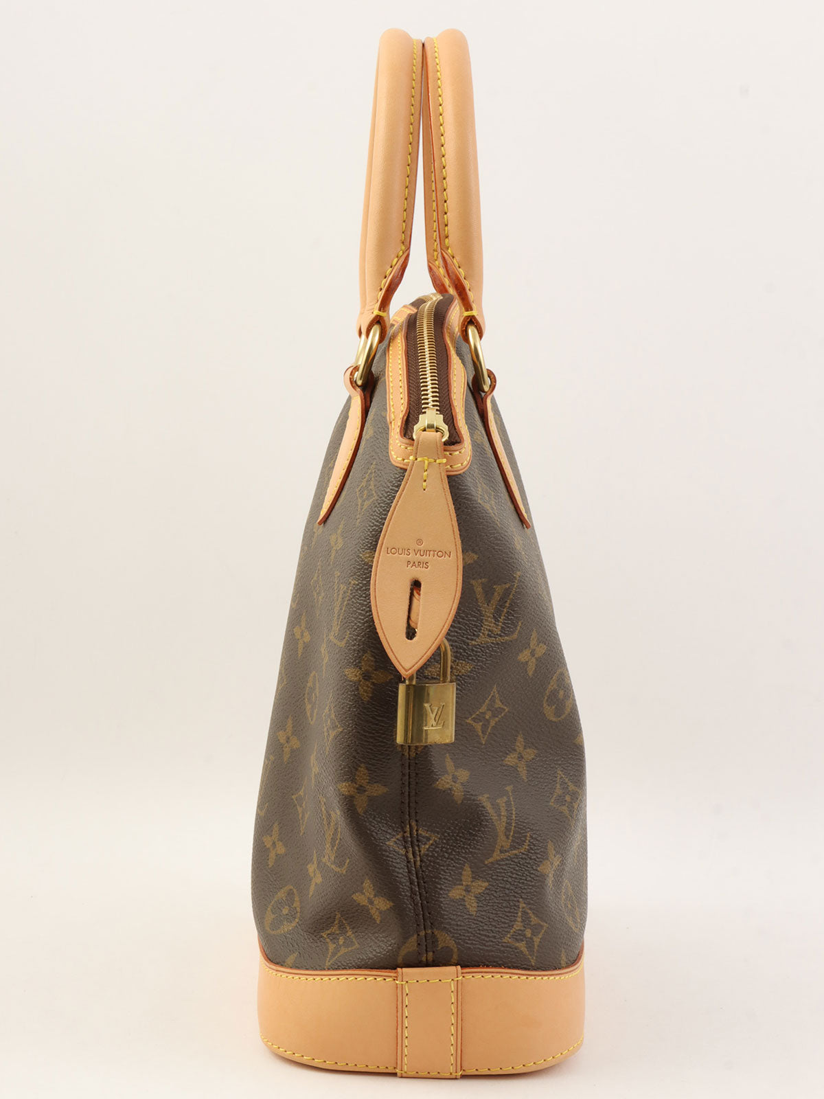 2006年款Monogram Lockit帆布手提包，棕色