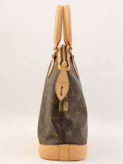 2006年款Monogram Lockit帆布手提包，棕色