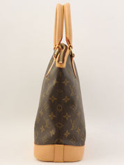 2006年款Monogram Lockit帆布手提包，棕色