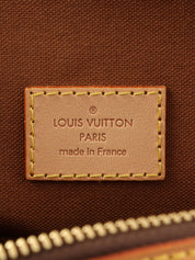 2006年款Monogram Lockit帆布手提包，棕色