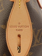 2006年款Monogram Lockit帆布手提包，棕色