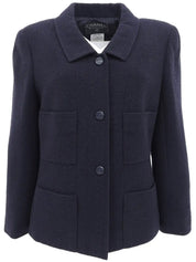 1998 CC Mark Button Jacket Navy