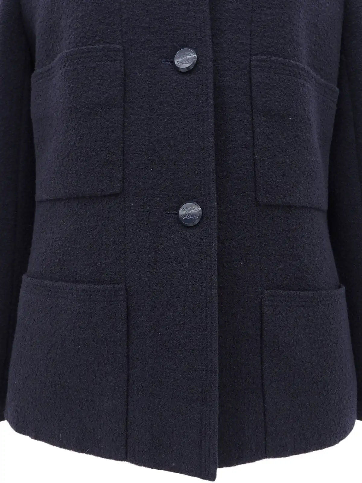 1998 CC Mark Button Jacket Navy