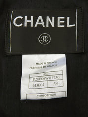 2006年製 ツイードカメリアCCマークジャケット ホワイト/マルチ