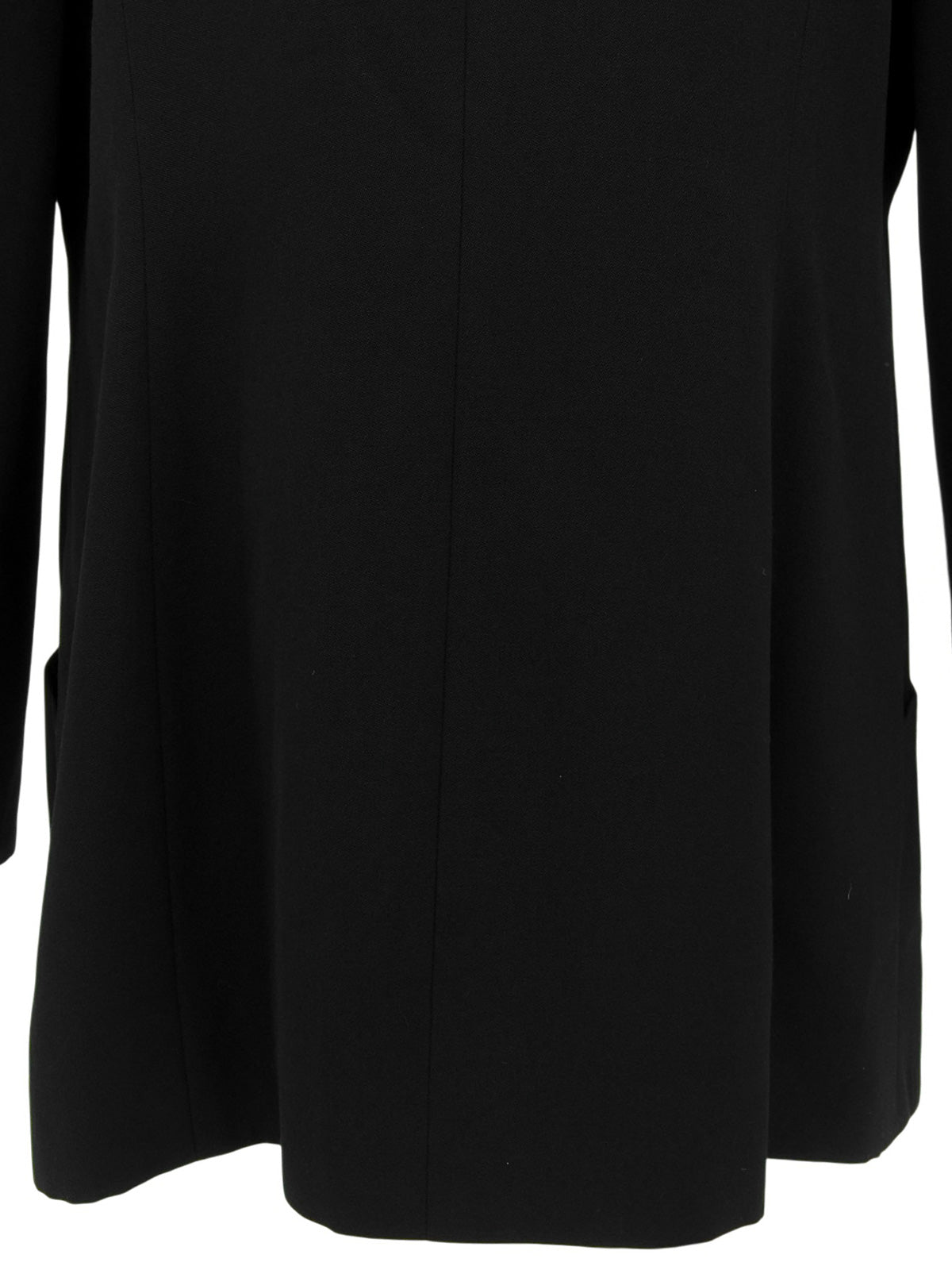 ウールCCマークボタンダブルブレストジャケット ブラック