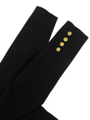 ウールCCマークボタンダブルブレストジャケット ブラック