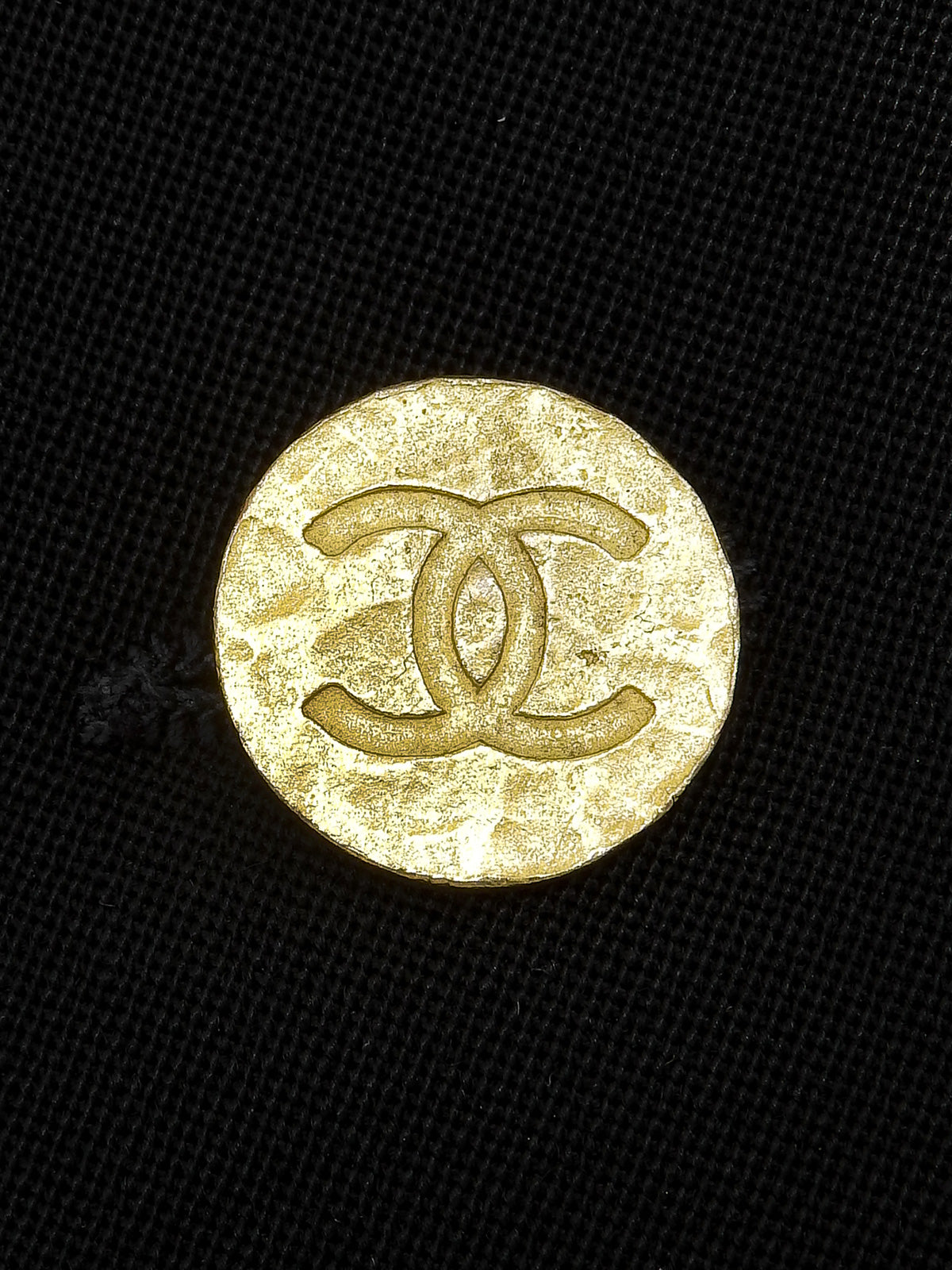 ウールCCマークボタンダブルブレストジャケット ブラック