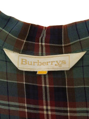 Check Pattern Logo Button Set in Green/Navy/Red