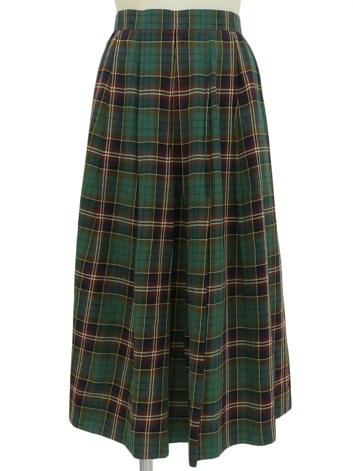 チェックパターンロゴボタンセットアップ グリーン/ネイビー/レッド