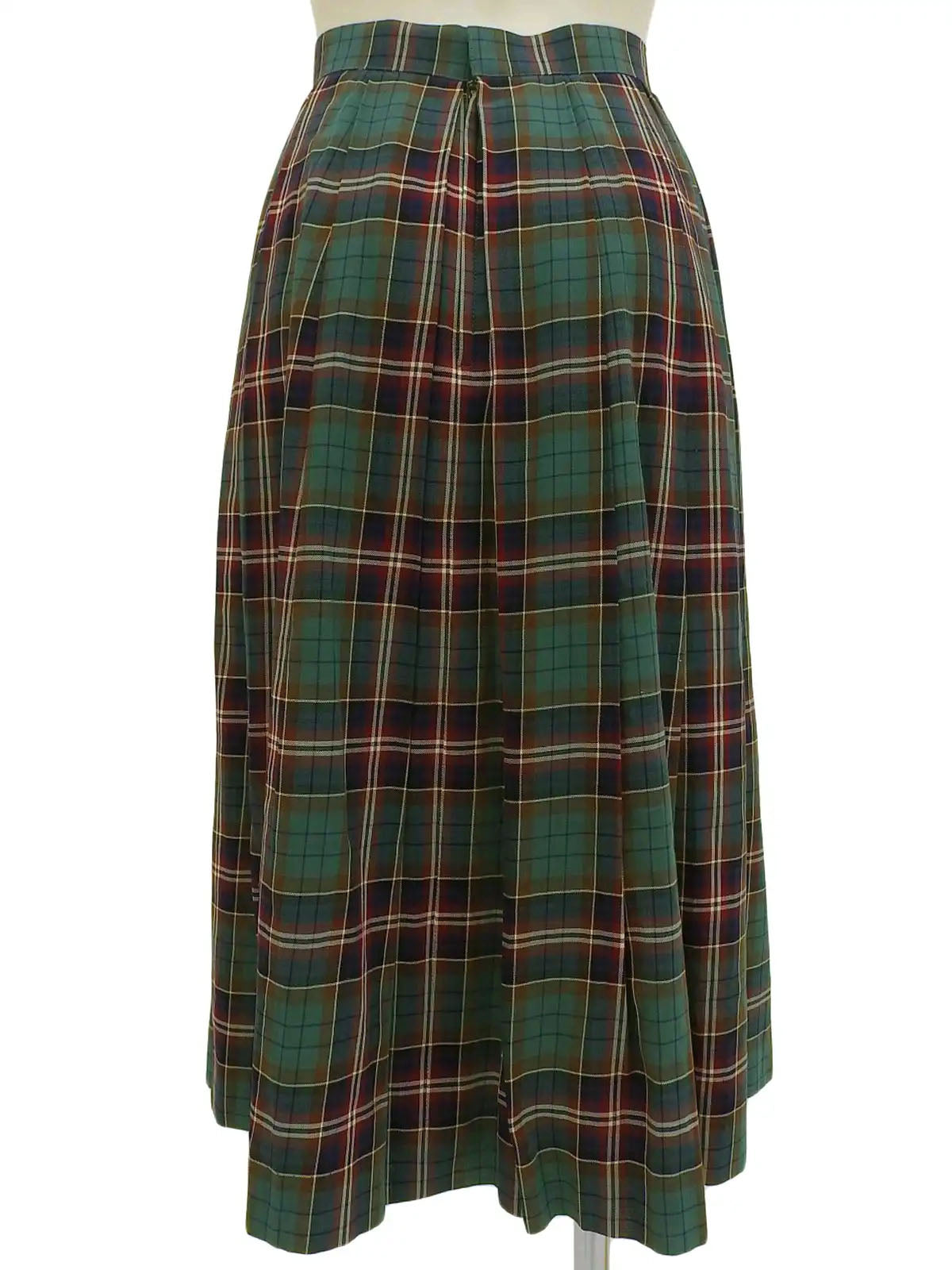 チェックパターンロゴボタンセットアップ グリーン/ネイビー/レッド