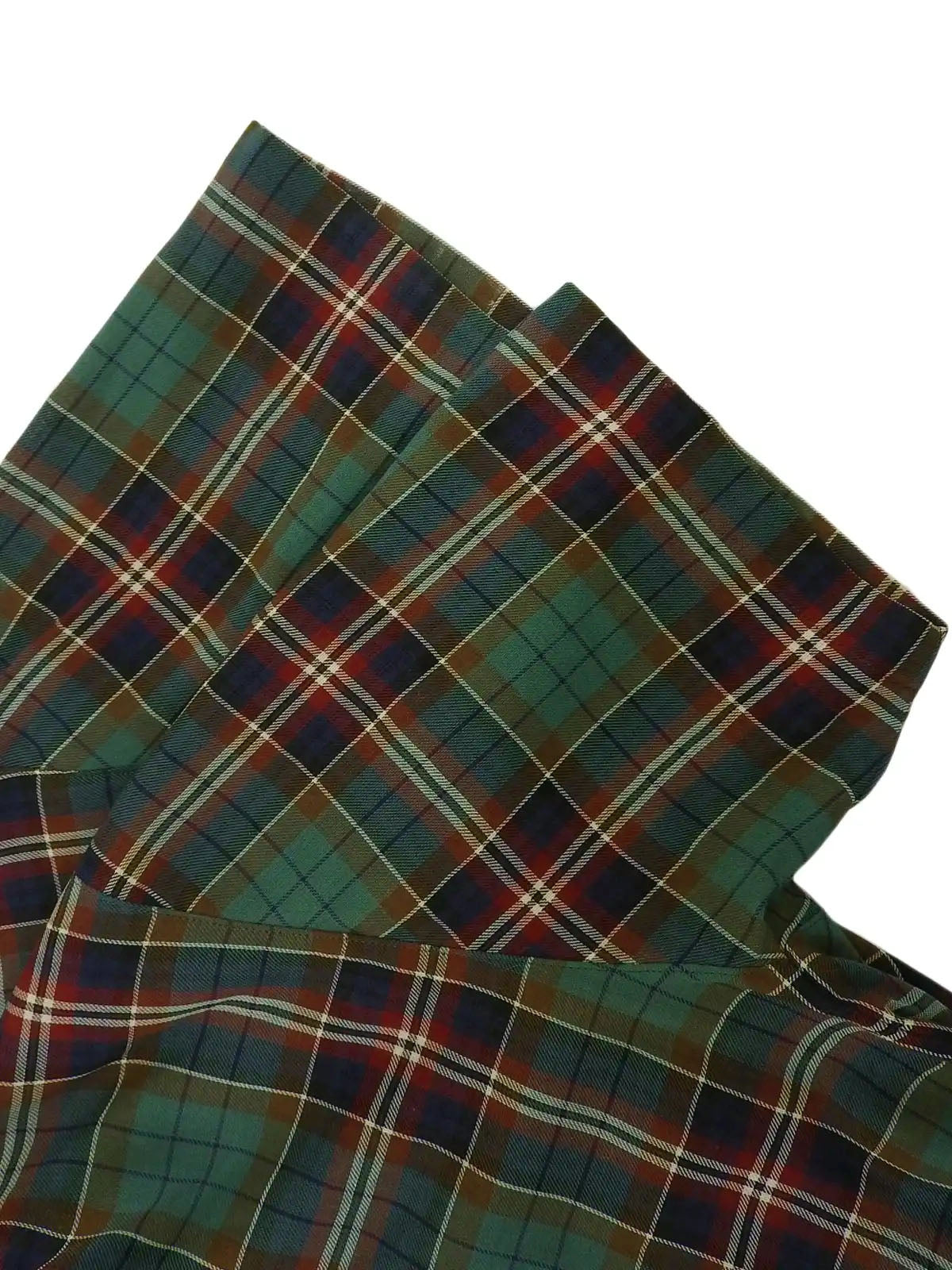 チェックパターンロゴボタンセットアップ グリーン/ネイビー/レッド