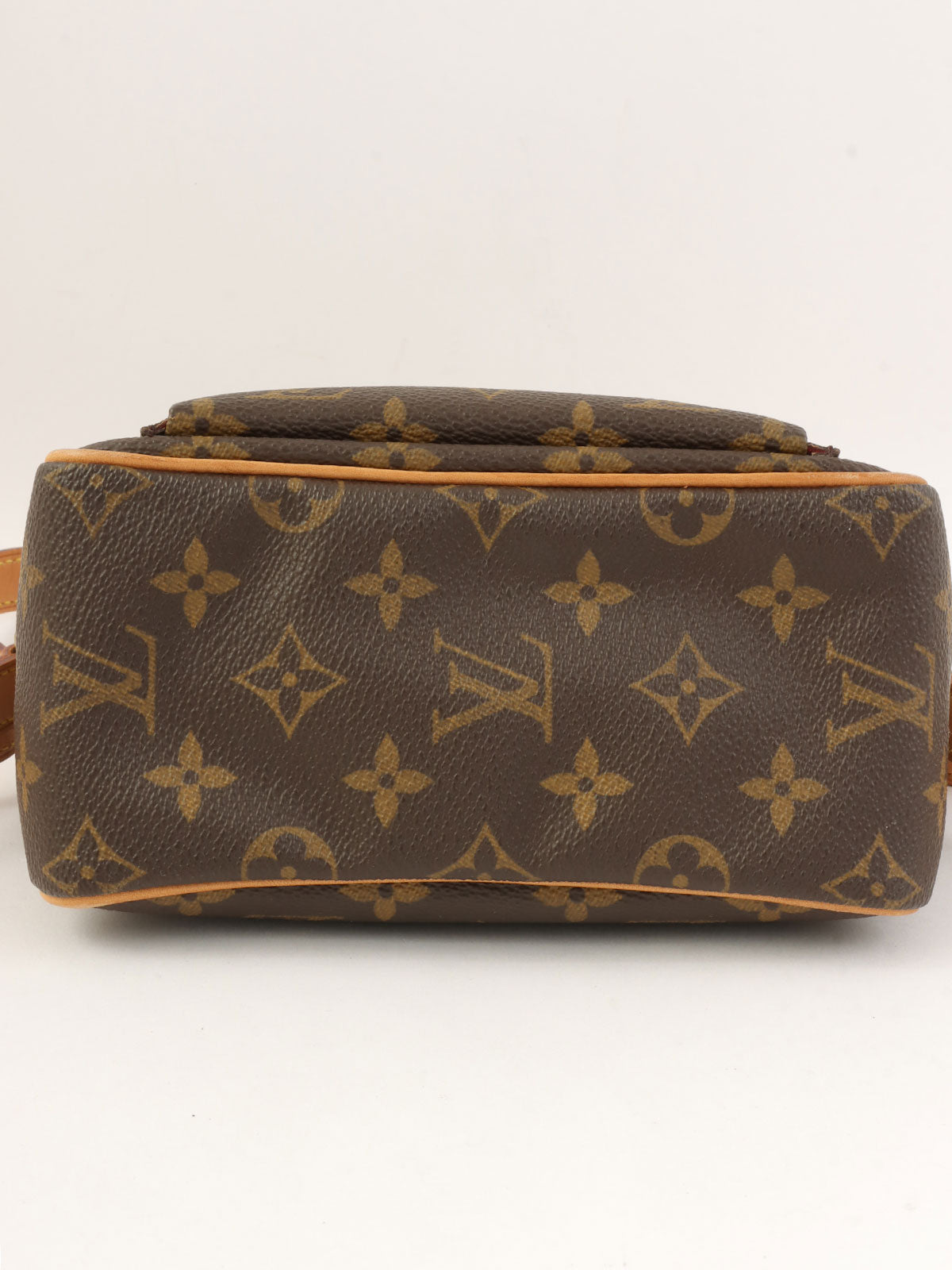 2004 Monogram Canvas Viva Cite PM Brown