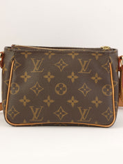 2004 Monogram Canvas Viva Cite PM Brown