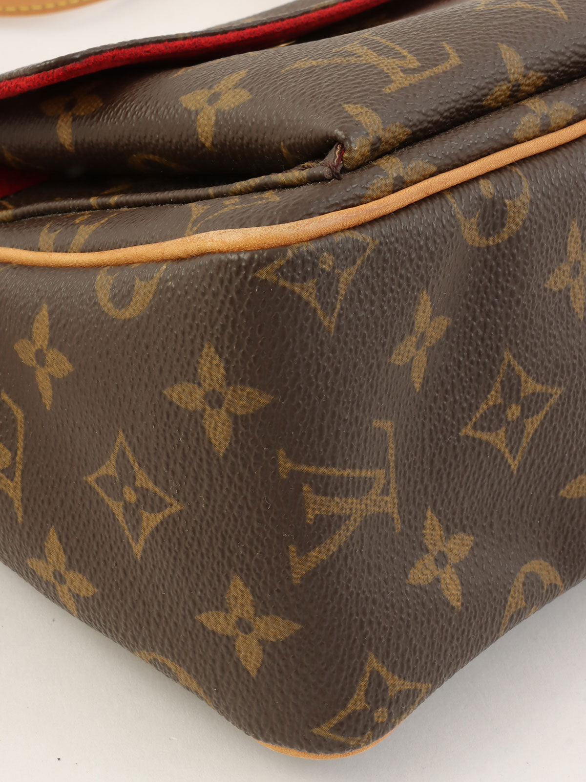 2004 Monogram Canvas Viva Cite PM Brown