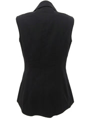 1997 Logo CC Mark Button Sleeveless Jacket Black