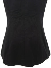 1997年製　ロゴCCマークボタンノースリーブジャケット　ブラック