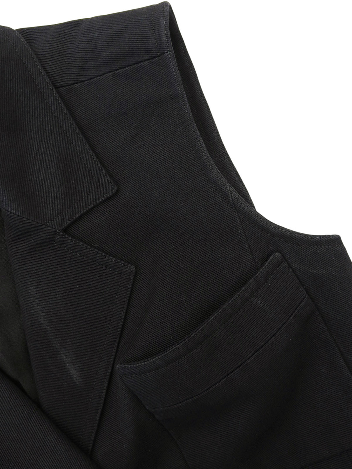 1997年製 ロゴCCマークボタンノースリーブジャケット ブラック